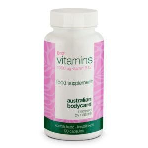 B12 Vitamin Kosttilskud - 90 veganske kapsler Ã 1000 Âµg â Vitamin B12 i høj dosis - 1000 Âµg pr. kapsel. 90 stk. kosttilskud velegnet til veganere. 90 Dages forbrug. - 1 stk.